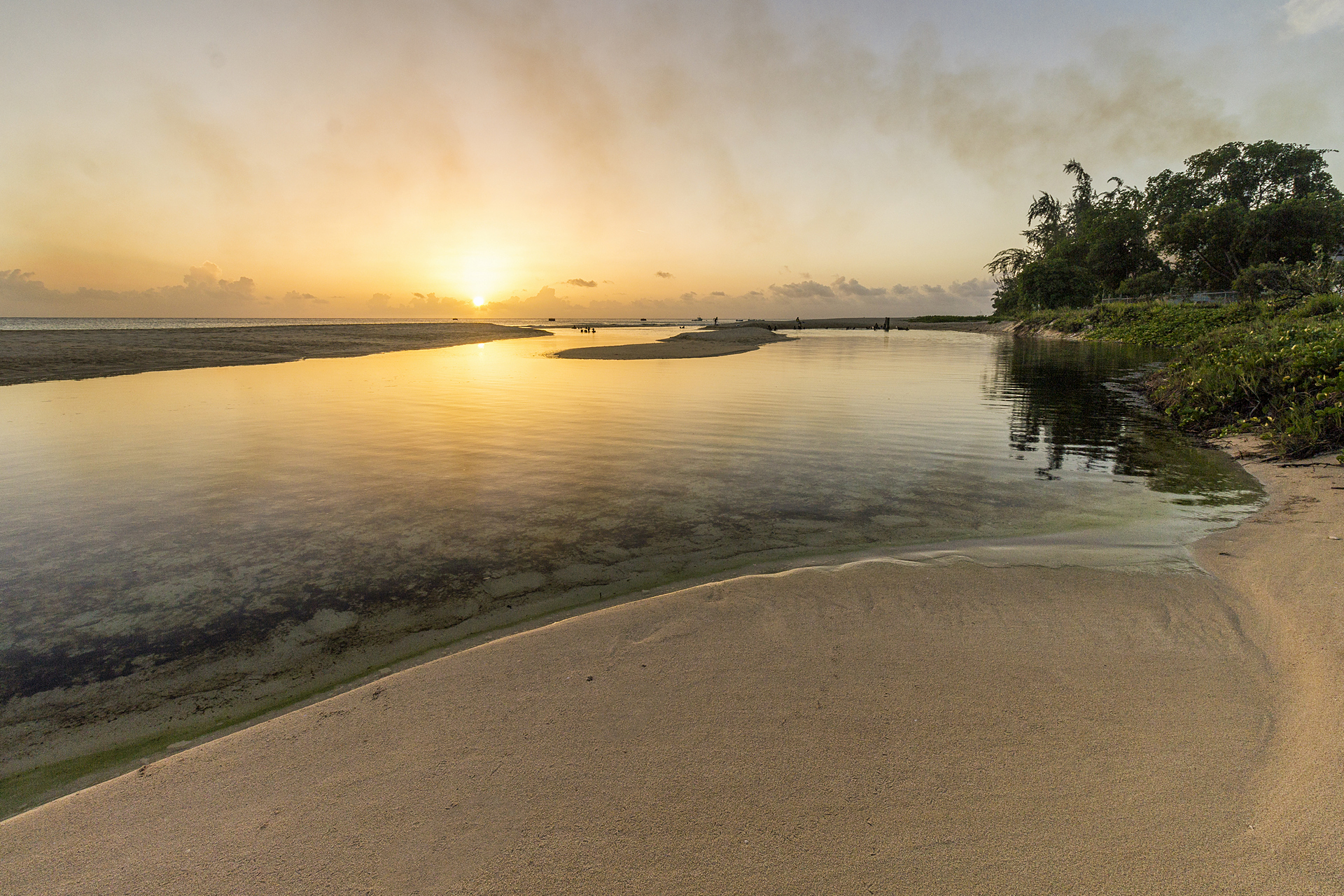 The Hot Pot at sunset